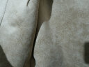 ZXEGI 皮草女款100%羊毛复合皮毛一体女羊羔毛颗粒绒短款羊剪绒外套女 梦幻杏色 M（116-135） 晒单实拍图