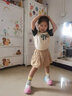G.duck小黄鸭女童公主鞋2026夏季新款小中大童礼服皮鞋水晶蝴蝶结凉鞋 白色 25 15.5CM 实拍图