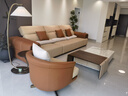 TAZA 沙发  意式极简模块沙发 别墅全屋定制客厅系列 现代轻奢沙发 Top Notch V级 全真皮 374cm 【模块1+5+1】 实拍图