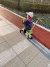 乐卡（Lecoco）儿童滑板车小孩玩具车3-10岁闪光可折叠宝宝滑行脚踏车 V3滑步车3in1-云雾咖 实拍图