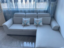 创繁现代可拆洗布艺沙发简约客厅小户型免洗科技布沙发组合家具 三人位2.15M+左右互换贵妃 高密度海绵座包/加厚耐磨科技布 实拍图