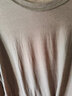 美罗邦（Meloban）长袖t恤男士纯棉春秋季宽松卫衣秋衣纯色打底衫男上衣服男装秋装 卡其色【1件装】100%纯棉 3XL【建议160-170斤】 实拍图