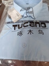 啄木鸟（TUCANO）衬衫男士夏季短袖衬衣商务正装纯色休闲时尚百搭男装 浅蓝 3XL 实拍图