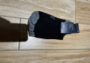 Gap男装LOGO弹力及踝袜三双装535447夏季款男士运动休闲针织短袜潮 黑色 均码(24-26cm) 实拍图