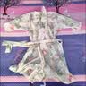 浪莎纯欲风性感睡衣女冰丝夏季诱惑睡裙浴袍日系和服情调女士睡袍 嫣然 M 80-115斤 实拍图