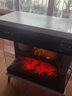 先锋（SINGFUN）壁炉取暖器家用石墨烯暖风机电暖器仿真火焰电暖气节能电热风机语音智能遥控定时多功能欧式电火炉 【白色+黑色】DBL-G2R 实拍图