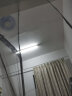 皆美（Jiemei）免打孔伸缩杆晾衣杆浴室卫生间架浴帘杆窗帘杆衣柜杆支撑杆 伸缩杆-时尚白 2.6米-3.1米（配20环） 实拍图