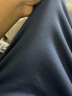 京东京造【凉感抑菌】棉莫代尔睡衣男睡衣冰丝短袖T恤套装夏季 黛蓝M 实拍图