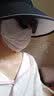【京东物流】防晒帽子女夏季遮阳帽户外防紫外线空顶帽沙滩太阳帽 黑色（帽子+口罩+太阳镜） 实拍图
