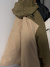 骆驼（CAMEL）[北风]三合一冲锋衣户外登山服防风防雨防污抓绒羽绒内胆运动外套 羽绒+抓绒]番木棕椰壳男 A13CAXX085AB XXL 实拍图