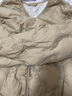 茵曼（INMAN）轻薄简约无领短款羽绒马甲女士2025新款可内搭可外穿薄款外套 卡其色 M 实拍图