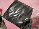 泽荃（zequan）春秋薄款纯棉直筒男士松紧腰大码宽松工装裤户外休闲裤多口袋长裤 K226黑色 L【适合体重120-145斤】 实拍图