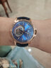 罗西尼（ROSSINI）手表男机械表勋章蓝盘皮带生日礼物送男友国表镂空经典防水 8633 实拍图