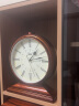 康巴丝（Compas）挂钟古典欧式座钟表复古客厅装饰台钟创意卧室床头时钟石英钟 3020罗马盘木纹 实拍图