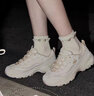 斯凯奇（Skechers）女鞋珠珠熊老爹鞋厚底增高百搭复古运动休闲鞋149463 乳白色/OFWT 37.5 正常码，脚背宽高选大半码 实拍图