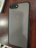 今舞 适用苹果7/8/se2/se3手机壳硅胶软边iphone8plus保护套全包超薄磨砂男女款外壳 苹果7P/8P-5.5寸通用-黑色 实拍图