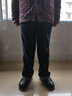 老爷车休闲裤子男士秋冬季款中老年人宽松紧直筒加绒保暖男裤爸爸西装裤 黑灰色冬季加绒加厚款 2XL 体重120-140斤腰围2尺5-2尺6 实拍图