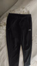 李宁加绒运动裤男秋冬季保暖加厚直筒裤子男款防风棉裤卫裤男士休闲裤 黑色直筒（加绒-拉链口袋） L 实拍图