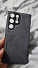 HotFire 适用三星s23ultra手机壳 SAMSUNG Galaxy S23 Ultra保护套 升级肤感羊巴皮镜头全包硅胶-珊瑚蓝 实拍图