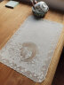 MEIWA进口桌布防水防油防烫免洗长方形餐桌布茶几布桌垫130*180cm蓝色 实拍图