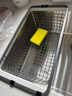 玖都龙厨房水槽置物架洗菜盆沥水篮碗架水池洗碗碟筷滤水收纳架2025新款 39灰色纳米加密款 实拍图