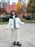 李宁羽绒服男女新款运动时尚防风透湿宽松80%鸭绒外套AYMU239 实拍图