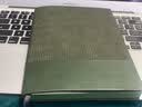 木雷 笔记本本子高颜值文具礼盒日记本读书成人软皮面记事本商务高档办公工作用会议记录定制可印logo 758-A5松石绿 实拍图