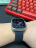 飞利浦适用苹果手表表带编织尼龙apple watch表带ultra2/iwatch/S10/9/8/7/6 【木炭黑】简约透气 42/44/45/49MM/M码 实拍图