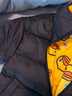 B.Duck小黄鸭童装儿童羽绒服冬季男童保暖正反两面穿外套 黑色（双面穿） 110 cm 实拍图