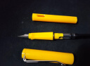 金豪（Jinhao） 金豪619小清新实色钢笔中小学生书写练字可换墨囊口径3.4笔尖0.38mm 黄色 EF尖+5支黑色墨囊 实拍图