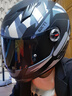 LS2摩托车头盔男女全盔四季赛车防雾3C跑盔卡丁车四季安全帽FF358 哑黑-灰迷彩坦克(赠防雾贴+头套) L(建议55-56头围） 实拍图