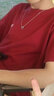 十六月缘S925银项链男士莫比乌斯双环吊坠潮流银饰百搭款送男友生日礼物 莫比乌斯银项链男款【京速达】 实拍图