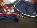 美津浓（MIZUNO）泳衣女士沙滩防晒分体平角裤三件套吊带罩衫显瘦温泉装GB303白L 实拍图