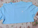 特步（XTEP）童装儿童夏季短袖针织衫短T中大童男童透气速干运动休闲T恤 皇家蓝【9009】 170 cm 实拍图