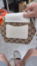 viney新款斜挎包包女包品牌水桶包轻奢单肩生日礼物送女友老婆 【米白色】实用高级感洋气链条包 实拍图