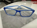 帕斯贝奇儿童硅胶眼镜框男女小学生超轻近视眼镜架有度数配远视散光防蓝光 大码16875蓝色（适合10-13岁） 单镜架 实拍图