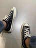 匡威（Converse）官方 1970S男女经典低帮帆布鞋黑色162058C 162058C/黑色 38 实拍图