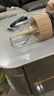 物生物（RELEA）玻璃杯女士高颜值水杯手持咖啡杯便携式吸管杯随手杯子 醇厚咖【防烫圈/耐高温】520ml 实拍图