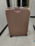 NAUTICA铝框行李箱男大容量旅行箱密码箱万向轮结实拉杆箱34英寸玫瑰金箱 实拍图