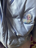 迪士尼女童羽绒服外套儿童连帽中长款宝宝冰雪爱莎保暖加厚白鸭绒 QBX513360蓝紫 160适合155-165cm  实拍图