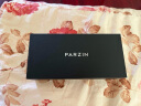 帕森（PARZIN）偏光太阳镜男女 范丞丞同款轻盈便携近视套镜开车防晒墨镜PZ12116 亮黑色 实拍图
