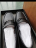 奥康品牌男鞋豆豆鞋新款男士休闲皮鞋软皮软底一脚蹬懒人鞋子套脚 黑色 39 (245mm) 实拍图