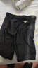 美津浓（MIZUNO）泳裤男士防尴尬大码长款5分裤专业速干抗氯游泳衣装备B1127黑M 实拍图