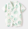 babylove婴儿连体衣夏季竹棉山茶纱布和尚服新生儿宝宝衣服薄款透气哈衣 实拍图