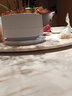 采薇 大理石餐桌家用餐桌椅组合实木白蜡木大圆桌现代简约圆形饭桌 1.5米餐桌(带转盘）+10张餐椅 实拍图