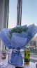 艾斯维娜520情人节鲜花速递满天星玫瑰花束送女友生日礼物全国同城配送 蓝色满天星款式-高雅款 实拍图