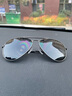 海伦凯勒（HELEN KELLER）【王一博同款】太阳镜开车蛤蟆镜时尚出街墨镜男H1284 枪色框+烟灰色P02 实拍图