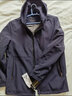 罗蒙（ROMON）升级款五防牛奶丝夹克男春季新款可拆卸帽外套中青年易打理夹克衫 3J010113黑色 2XL 185(建议160-180斤) 实拍图