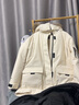 骆驼（CAMEL）冲锋派克羽绒服男[王俊凯同款]保暖极寒防泼水工装羽绒服女 AA22264036B，浅杏色，女 M 实拍图