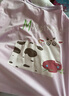 都市丽人睡衣女短袖套头清新时尚棉质可外穿家居服套装T恤2H42B4情人节 实拍图